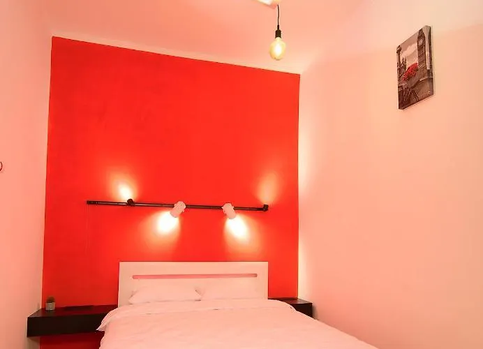 Red And Yellow Apartment Modern